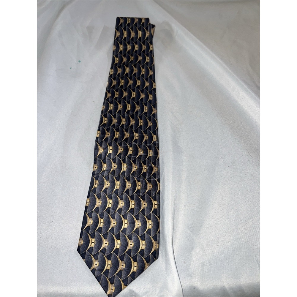 Boston‎ Traders Blue 100% Silk Men's Neck Tie Made In USA 436